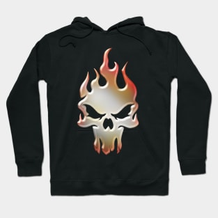 skull illustration with color Hoodie